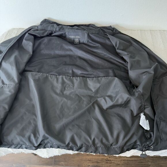 Kind‎ Bars Black Men’s Hooded Jacket Rain Coat North End Outdoor Men’s Medium - Picture 6 of 6